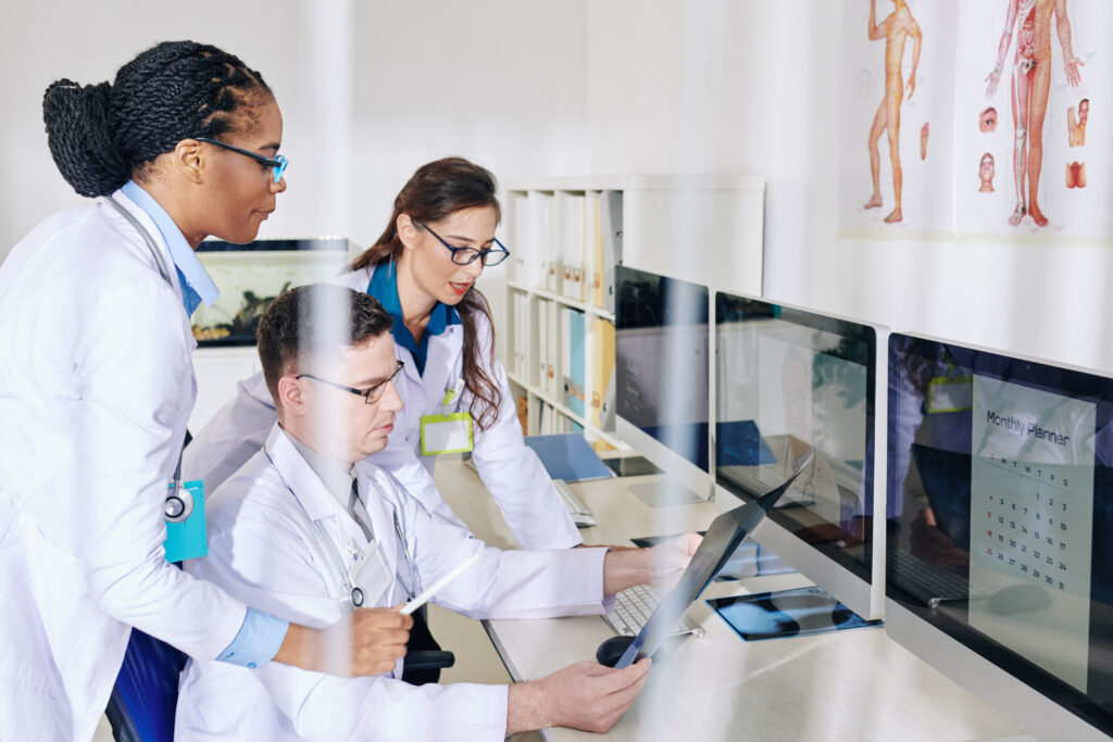 Electronic Health Records system secured by healthcare cybersecurity services