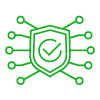 Icon depicting strategic cybersecurity planning